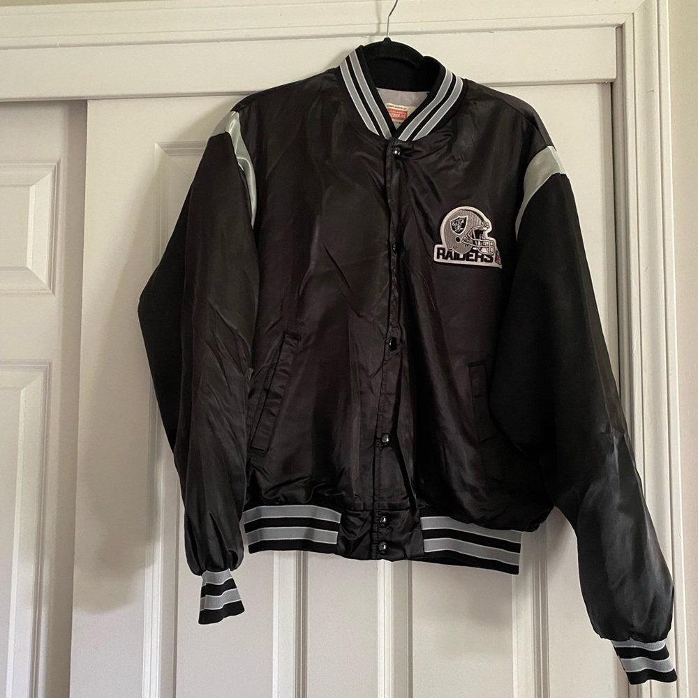 Men’s Vintage NFL Raider’s Bomber Jacket